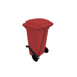 120 Lt Tekerlekli Çöp Konteyner Pedallı Kırmızı Ctk-3006 için detaylı bilgi göster 120 Lt Tekerlekli Çöp Konteyner Pedallı Kırmızı Ctk-3006 resmi