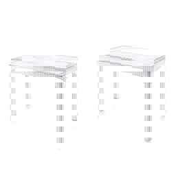 Brezza 2587 Rattan Masa 90x150x76 Cm Beyaz için detaylı bilgi göster Brezza 2587 Rattan Masa 90x150x76 Cm Beyaz resmi
