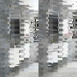 Aquanil Begonya 65 Cm Banyo Dolabı - Beyaz için detaylı bilgi göster Aquanil Begonya 65 Cm Banyo Dolabı - Beyaz resmi