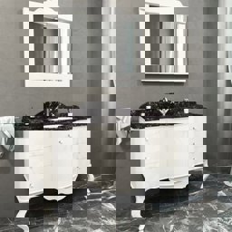 Aquanil Siena 120 Cm Banyo Dolabı - Beyaz için detaylı bilgi göster Aquanil Siena 120 Cm Banyo Dolabı - Beyaz resmi
