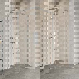 Aquanil Beta 6mm Kare Parlak Eloksal Şeffaf Cam Duşakabin 90x90cm için detaylı bilgi göster Aquanil Beta 6mm Kare Parlak Eloksal Şeffaf Cam Duşakabin 90x90cm resmi