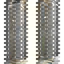 Aquanil Sparta 6mm Kare Parlak Eloksal Şeffaf Cam Duşakabin 70x70cm için detaylı bilgi göster Aquanil Sparta 6mm Kare Parlak Eloksal Şeffaf Cam Duşakabin 70x70cm resmi