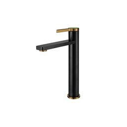 Newarc Bold Çanak Tipi Lavabo Bataryası Siyah-Mat Altın 910001Bm için detaylı bilgi göster Newarc Bold Çanak Tipi Lavabo Bataryası Siyah-Mat Altın 910001Bm resmi