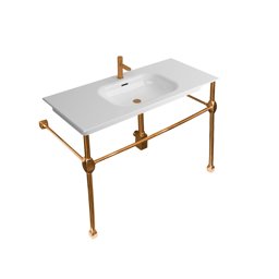 Newarc Elite Rose Altın Ayaklı Lavabo 80Cm Elt.A080Rg için detaylı bilgi göster Newarc Elite Rose Altın Ayaklı Lavabo 80Cm Elt.A080Rg resmi