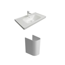 Newarc Newline Yarım Ayaklı Lavabo 80x45x4,5 Cm New.l.080+ Compact Lavabo Ayak Com.a012 için detaylı bilgi göster Newarc Newline Yarım Ayaklı Lavabo 80x45x4,5 Cm New.l.080+ Compact Lavabo Ayak Com.a012 resmi
