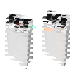 Maxiflow 3 Bölmeli Paslanmaz Geri Dönüşüm Atık Kovası Oval Kapak 32550 için detaylı bilgi göster Maxiflow 3 Bölmeli Paslanmaz Geri Dönüşüm Atık Kovası Oval Kapak 32550 resmi