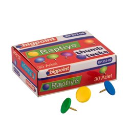 Bigpoint Renkli Raptiye Karışık Renk 30'u Kutu için detaylı bilgi göster Bigpoint Renkli Raptiye Karışık Renk 30'u Kutu resmi