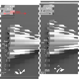 Boyanabilir Dekoratif Duvar Çıtası 3 cm (1 Boy 240 cm) D103 için detaylı bilgi göster Boyanabilir Dekoratif Duvar Çıtası 3 cm (1 Boy 240 cm) D103 resmi