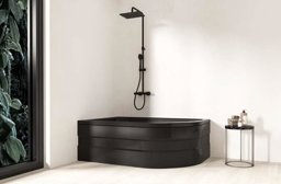 Aquanil Pina Asimetrik Küvet Siyah 75x140cm için detaylı bilgi göster Aquanil Pina Asimetrik Küvet Siyah 75x140cm resmi