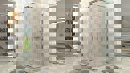 Aquanil İndiana 6mm Kare Krom Profil Şeffaf Cam Duşakabin 70x70cm için detaylı bilgi göster Aquanil İndiana 6mm Kare Krom Profil Şeffaf Cam Duşakabin 70x70cm resmi