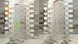 Aquanil İndiana 6mm Kare Krom Profil Şeffaf Cam Duşakabin  80x80cm için detaylı bilgi göster Aquanil İndiana 6mm Kare Krom Profil Şeffaf Cam Duşakabin  80x80cm resmi