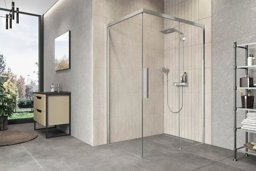 Aquanil Alfa 6mm Dikdörtgen Krom Profil Şeffaf Cam Duşakabin 80x120cm için detaylı bilgi göster Aquanil Alfa 6mm Dikdörtgen Krom Profil Şeffaf Cam Duşakabin 80x120cm resmi