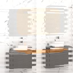 Aquanil Ardino 110 Cm Banyo Dolabı - Antrasit için detaylı bilgi göster Aquanil Ardino 110 Cm Banyo Dolabı - Antrasit resmi