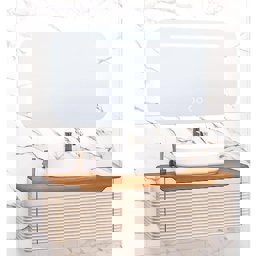 Aquanil Ardino 110 Cm Banyo Dolabı - Vizon için detaylı bilgi göster Aquanil Ardino 110 Cm Banyo Dolabı - Vizon resmi