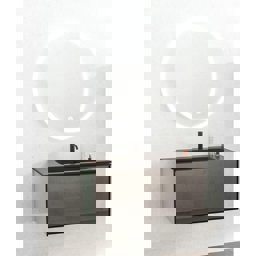 Aquanil Aston 80 Cm Siyah Lavabolu Banyo Dolabı - Siyah/Adaçayı Yeşili için detaylı bilgi göster Aquanil Aston 80 Cm Siyah Lavabolu Banyo Dolabı - Siyah/Adaçayı Yeşili resmi