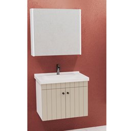 Aquanil Avien 65 Cm Bgn Banyo Dolabı - Krem/Beyaz için detaylı bilgi göster Aquanil Avien 65 Cm Bgn Banyo Dolabı - Krem/Beyaz resmi