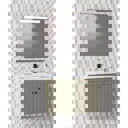 Aquanil Avien 80 Cm Orz Banyo Dolabı - Yeşil/Beyaz için detaylı bilgi göster Aquanil Avien 80 Cm Orz Banyo Dolabı - Yeşil/Beyaz resmi