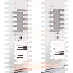 Aquanil Levante 65 Cm Bgn Banyo Dolabı - Beyaz için detaylı bilgi göster Aquanil Levante 65 Cm Bgn Banyo Dolabı - Beyaz resmi