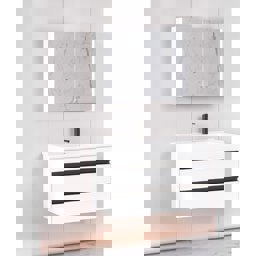 Aquanil Levante 85 Cm Bgn Banyo Dolabı - Beyaz için detaylı bilgi göster Aquanil Levante 85 Cm Bgn Banyo Dolabı - Beyaz resmi