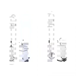 Maxiflow Ayaklı Wc Fırçalık Ve Çöp Kovası Seti Beyaz için detaylı bilgi göster Maxiflow Ayaklı Wc Fırçalık Ve Çöp Kovası Seti Beyaz resmi