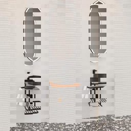 Aquanil Onika 55 Cm Lts Siyah Lavabolu Banyo Dolabı için detaylı bilgi göster Aquanil Onika 55 Cm Lts Siyah Lavabolu Banyo Dolabı resmi