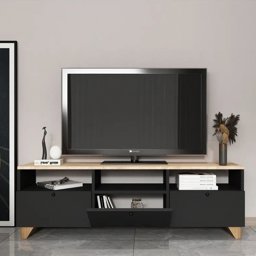 Bgr Kapaklı Tv Sehpası Antrasit-Çam için detaylı bilgi göster Bgr Kapaklı Tv Sehpası Antrasit-Çam resmi