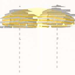 Plaj Şemsiyesi 200 Cm Eğilebilir Sarı-Beyaz için detaylı bilgi göster Plaj Şemsiyesi 200 Cm Eğilebilir Sarı-Beyaz resmi