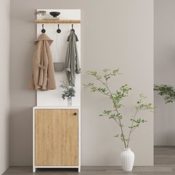 Bgr 0015 Portmanto Beyaz-Safir Meşe için detaylı bilgi göster Bgr 0015 Portmanto Beyaz-Safir Meşe resmi