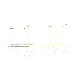 Forlife Sarkıt Tavan Armatürü Gold Neon Led 3200K Günışığı Fl-4510 Gd için detaylı bilgi göster Forlife Sarkıt Tavan Armatürü Gold Neon Led 3200K Günışığı Fl-4510 Gd resmi