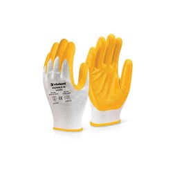 Violent Viomax-10 2501 Sarı Nitril İş Eldiveni için detaylı bilgi göster Violent Viomax-10 2501 Sarı Nitril İş Eldiveni resmi