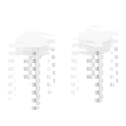 Brezza 2593 Rattan Sehpa 45x45x41 Cm Beyaz için detaylı bilgi göster Brezza 2593 Rattan Sehpa 45x45x41 Cm Beyaz resmi