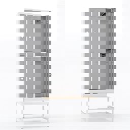 Usta Çelik Giyinme Dolabı Metal Oturma Banklı Dar Tip 6 Yarım Kapılı U-D06-Bnk için detaylı bilgi göster Usta Çelik Giyinme Dolabı Metal Oturma Banklı Dar Tip 6 Yarım Kapılı U-D06-Bnk resmi