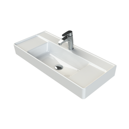 Turkuaz Cerastyle Sharp Etajerli Lavabo 85x38cm 046500-u için detaylı bilgi göster Turkuaz Cerastyle Sharp Etajerli Lavabo 85x38cm 046500-u resmi