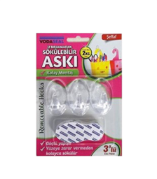 Vodaseal Şeffaf Askı 3Lü için detaylı bilgi göster Vodaseal Şeffaf Askı 3Lü resmi