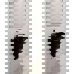 Newarc Monoblok Lavabo Mono 49,5X46X62Cm Parlak Siyah 3818B için detaylı bilgi göster Newarc Monoblok Lavabo Mono 49,5X46X62Cm Parlak Siyah 3818B resmi