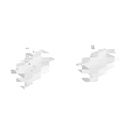 Newarc Etajerli Batarya Delikli Lavabo Pixel 80X46X6,5Cm 502080 için detaylı bilgi göster Newarc Etajerli Batarya Delikli Lavabo Pixel 80X46X6,5Cm 502080 resmi