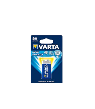 Varta High Energy 9V Alkalin Pil 4922