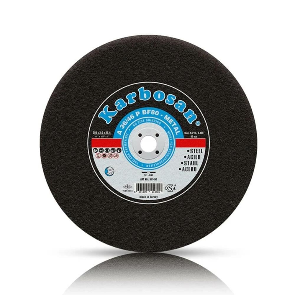 Karbosan  Metal Kesme Taşı 400X4.0X40Mm Düz 10890 resmi