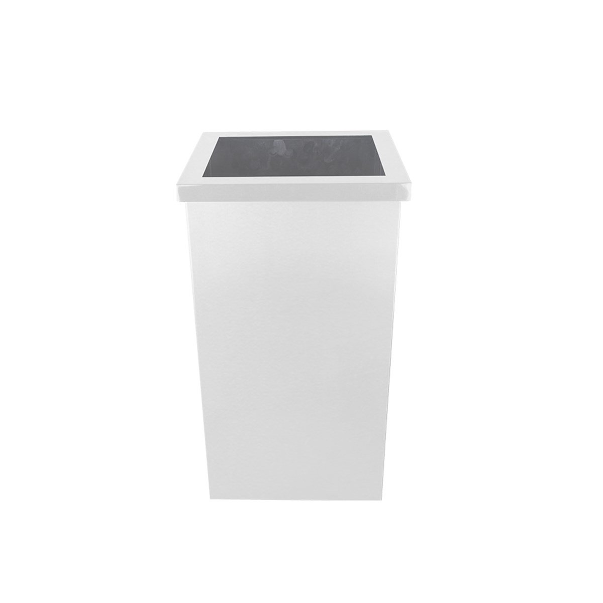 Maxiflow Açık Kapak Çöp Kovası 36 Lt Beyaz 28790 resmi