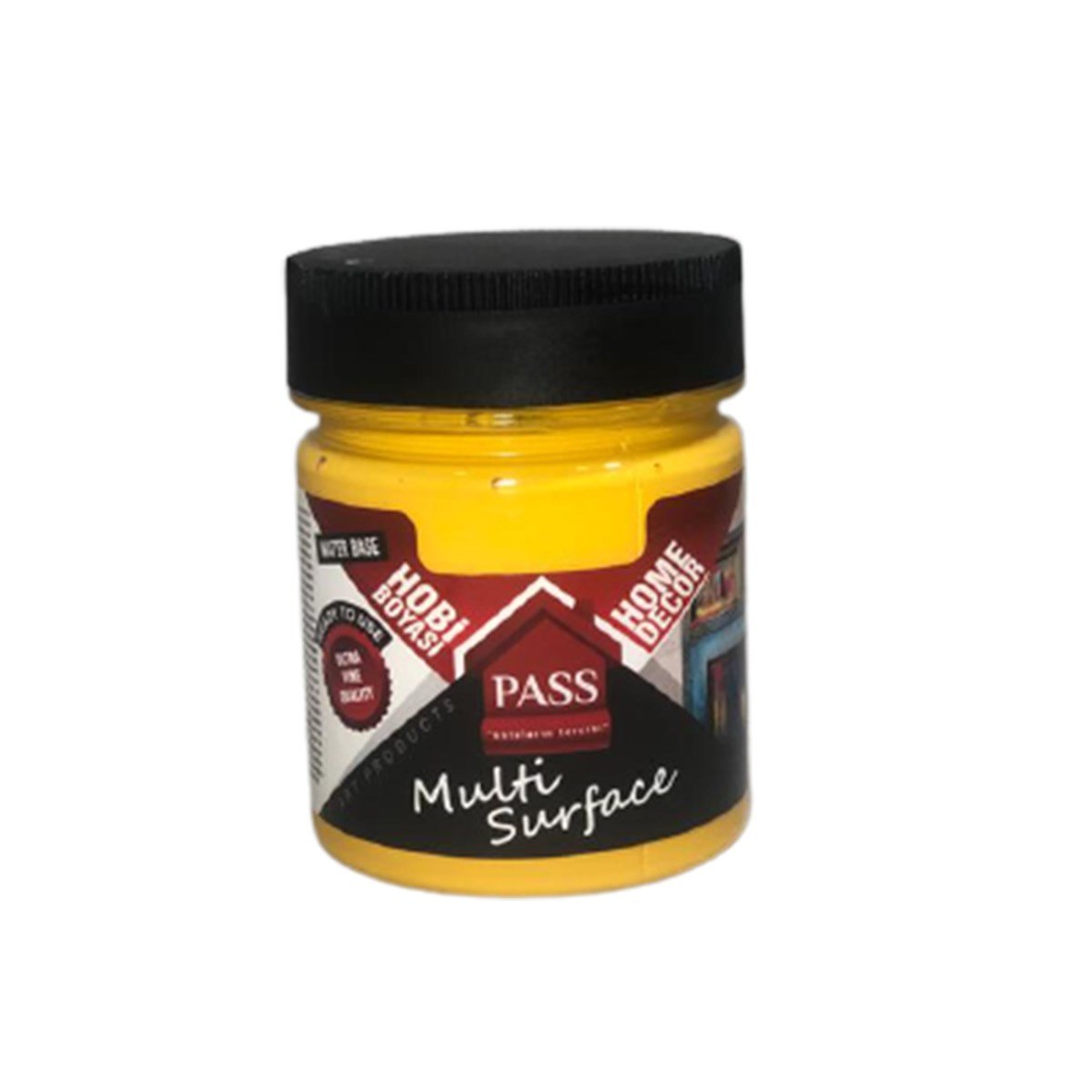Pass Multi Surface Hobi Boyası 120Cc 1016 Sarı resmi