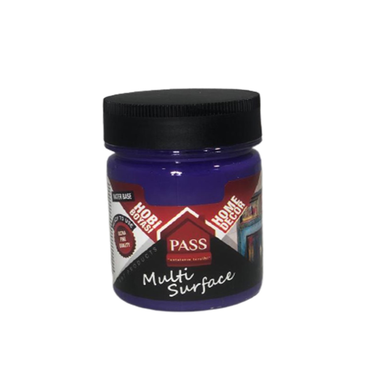 Pass Multi Surface Hobi Boyası 120Cc 1044 Mor resmi
