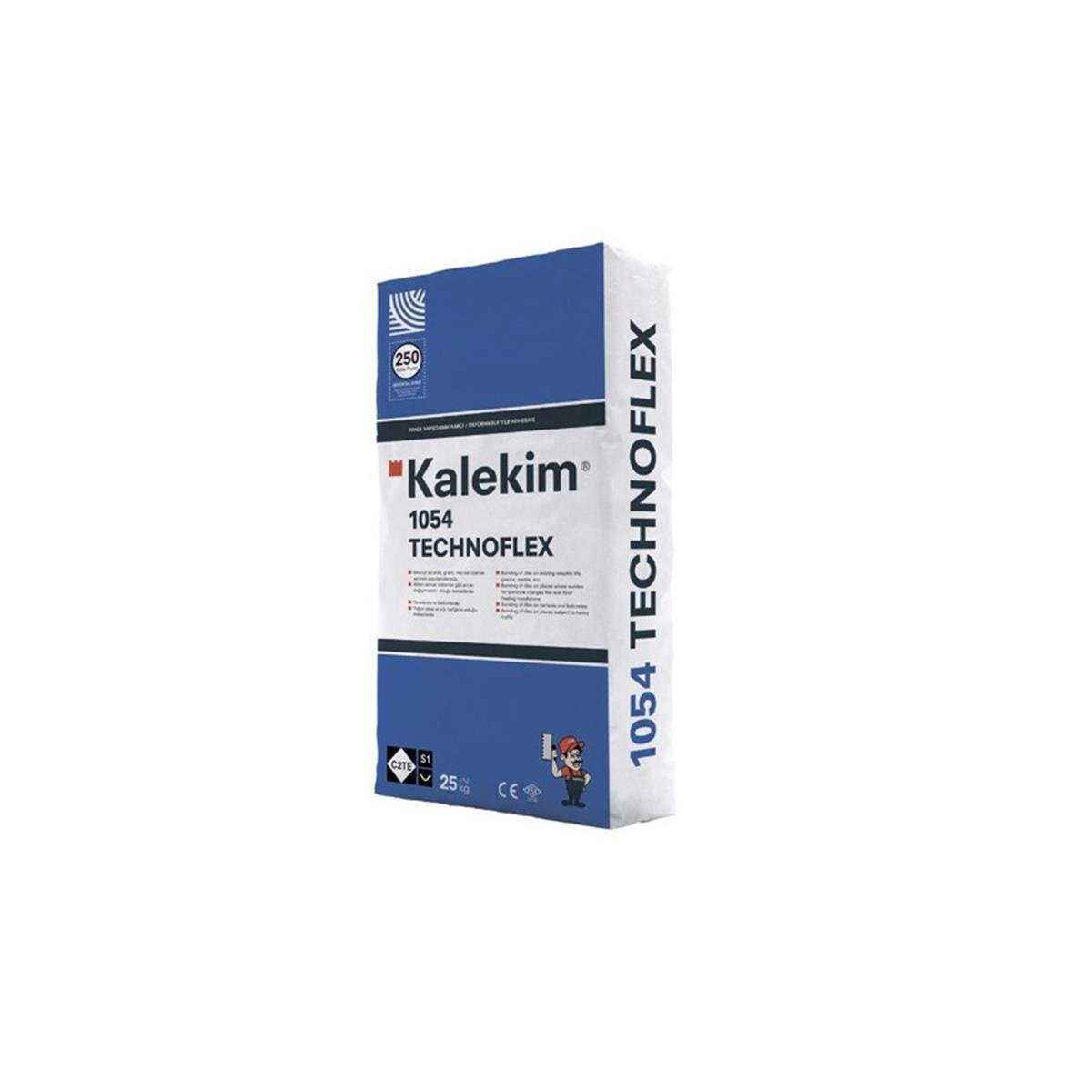 Kalekim 1054 Technoflex Seramik Yapıştırıcı Gri 25 kg (C2TE S1) resmi