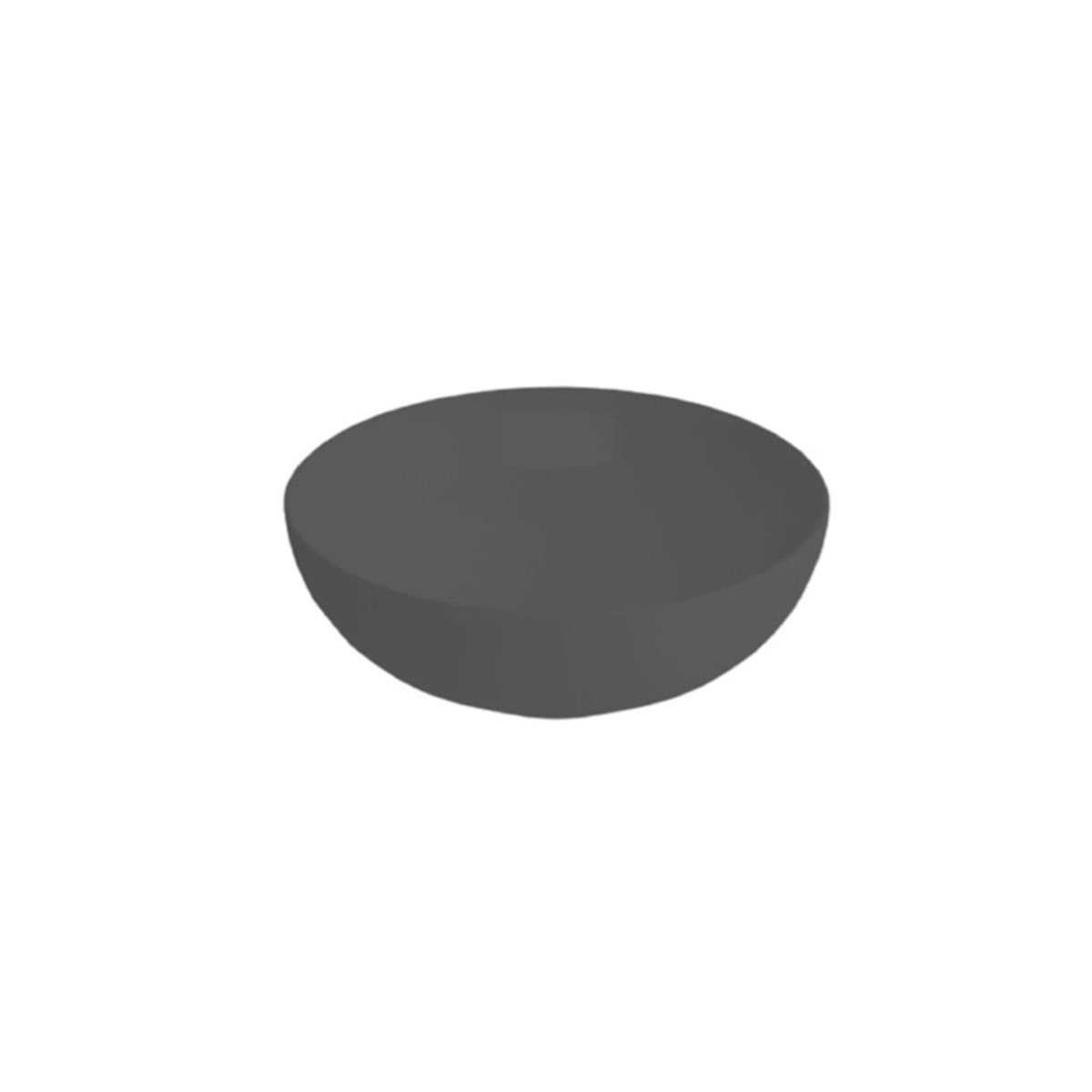 Newarc Tezgah Üstü Newart Lavabo 42,5x15,5cm 5010MA Mat Antrasit resmi