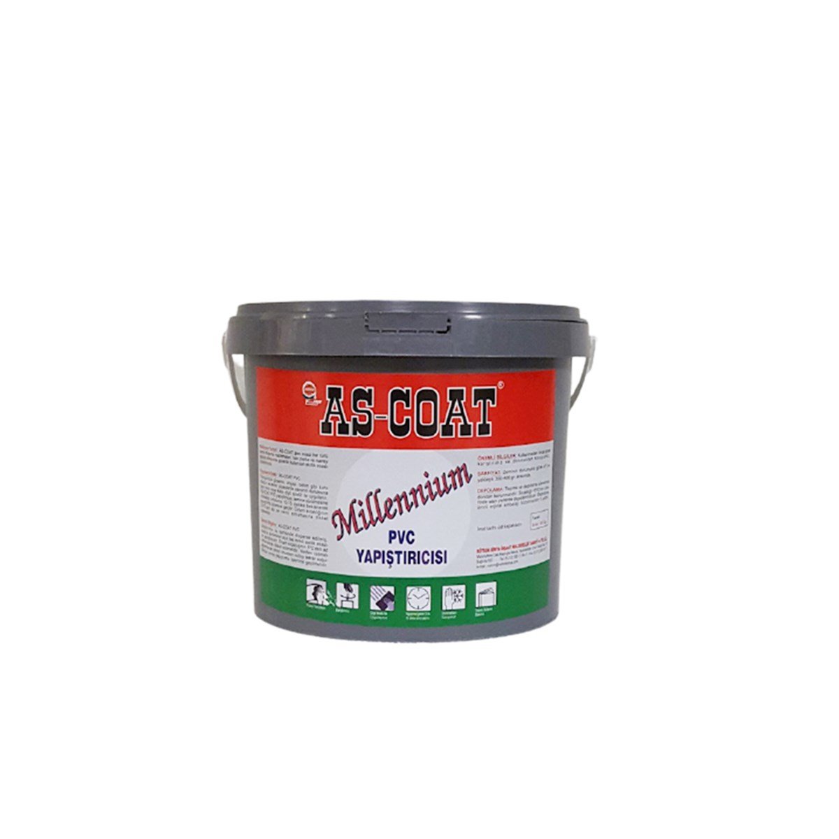 As-Coat Milenyum Konut Tipi Pvc Yapıştırıcı 4 Kg resmi