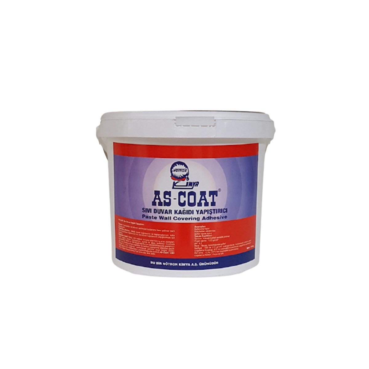 As-Coat Vinil Duvar Kağıdı Tutkalı 3 Kg resmi
