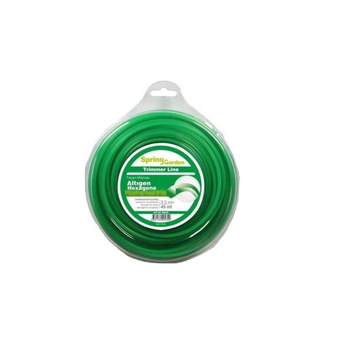 Spring Garden Tırpan Misinası Altıgen 3.3mmx45mt 508402 resmi