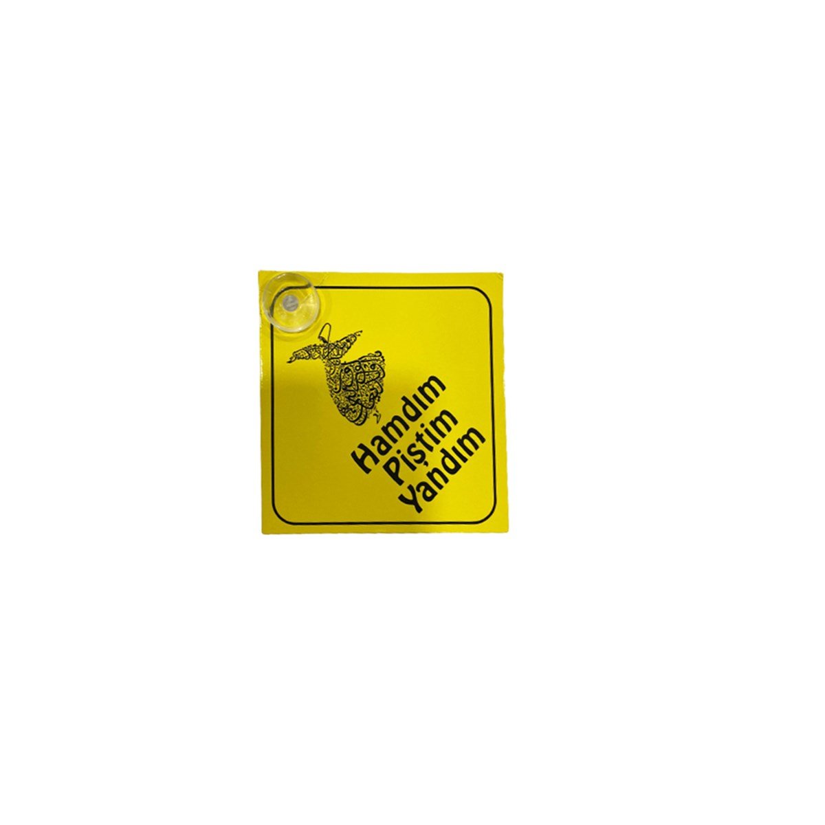 Vantuzlu Sticker (Hamdım Piştim Yandım) resmi