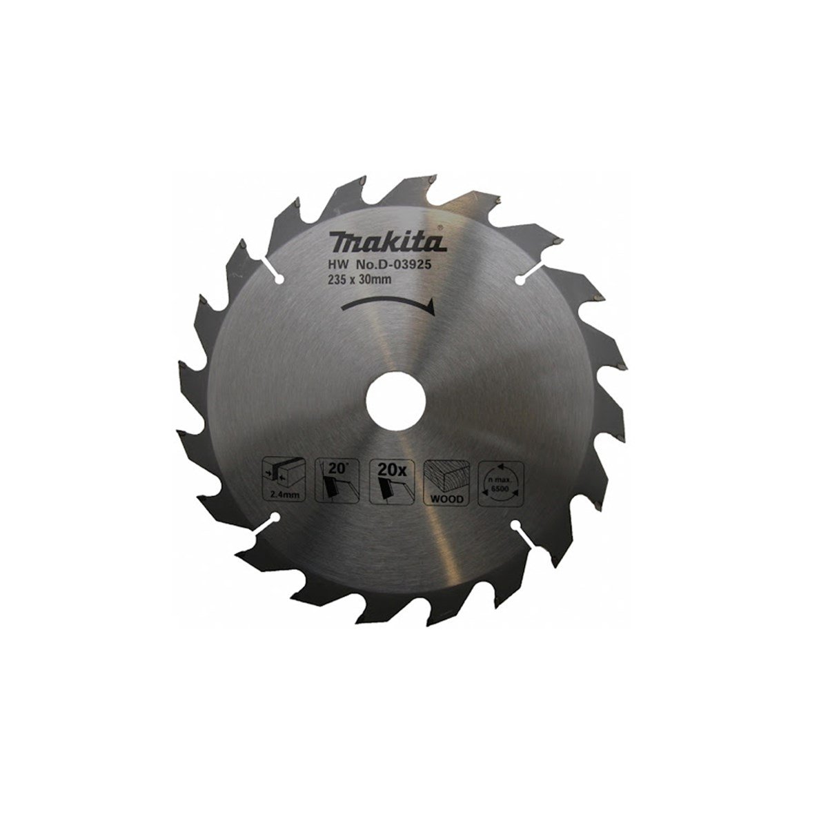Makita D-03925 235x2.4x30mm Daire Testere 20 Diş resmi
