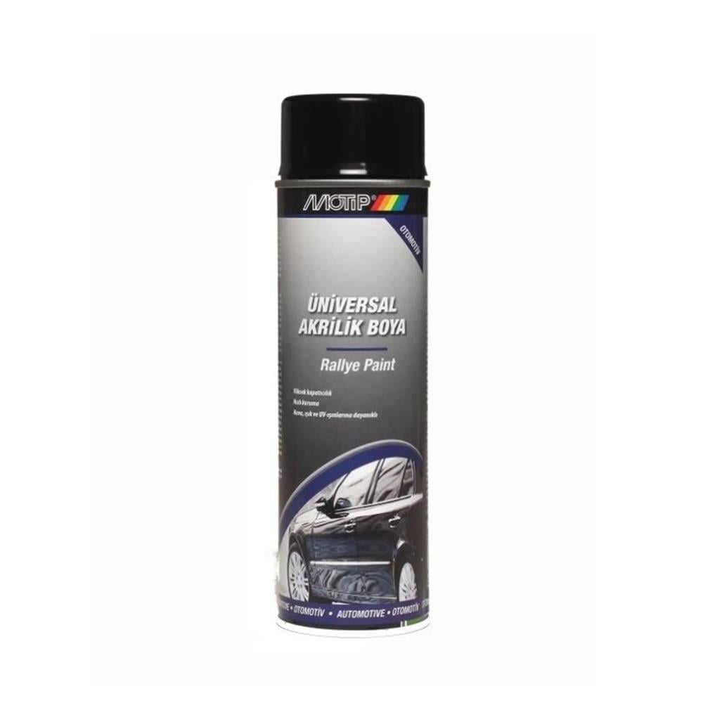 Motip Üniveral Akrilik Mat Boya Siyah 500 Ml 13028 resmi