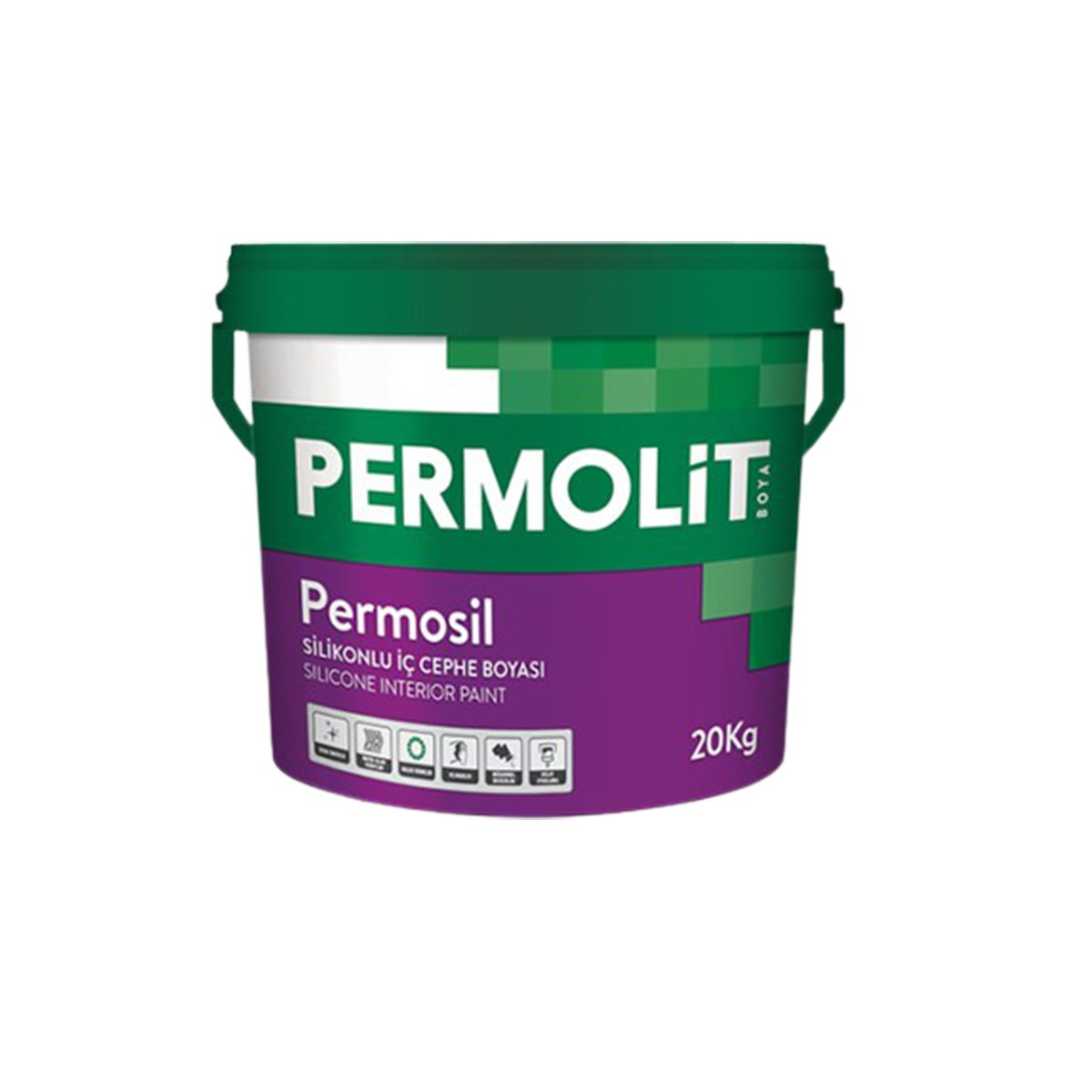 Permolit Permosil Silikonlu Mat İç Cephe Boyası 3,5 Kg resmi